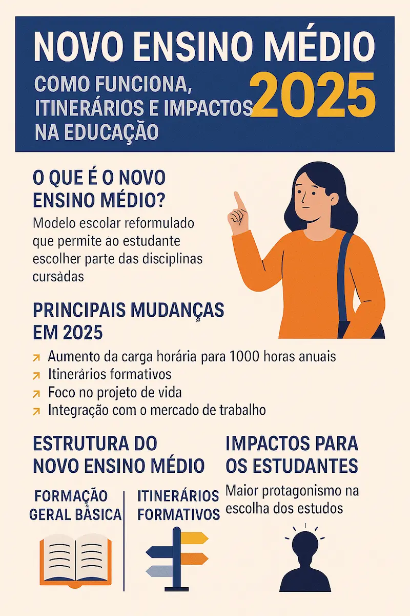 infografico novo ensino medio