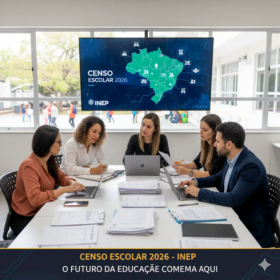 Censo Escolar 2026: Entrar, datas oficiais do INEP, entenda! Censo Escolar 2026: Entrar, datas oficiais do INEP, entenda!