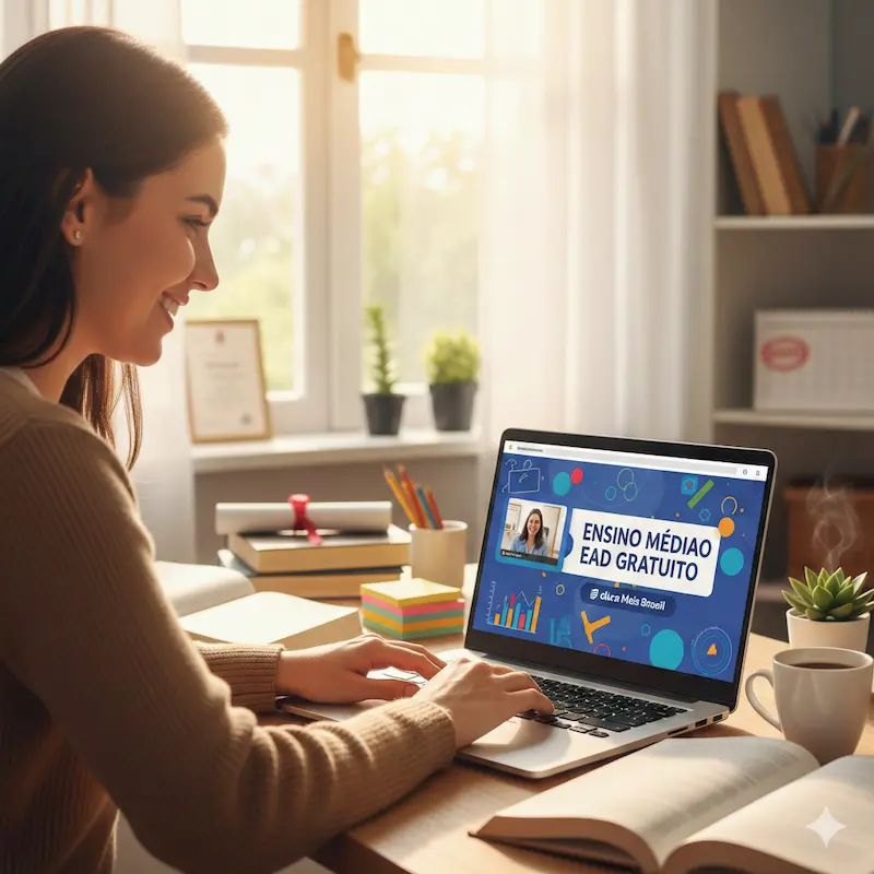 Ensino Médio EAD Gratuito: Como Concluir Seus Estudos a Distância em 2026 Ensino Médio EAD Gratuito: Como Concluir Seus Estudos a Distância em 2026