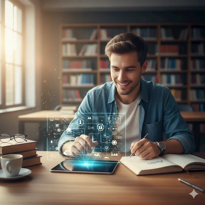 Como usar a IA para estudar sem ficar "burro" ou acomodado: O Guia Definitivo Como usar a IA para estudar sem ficar burro ou acomodado