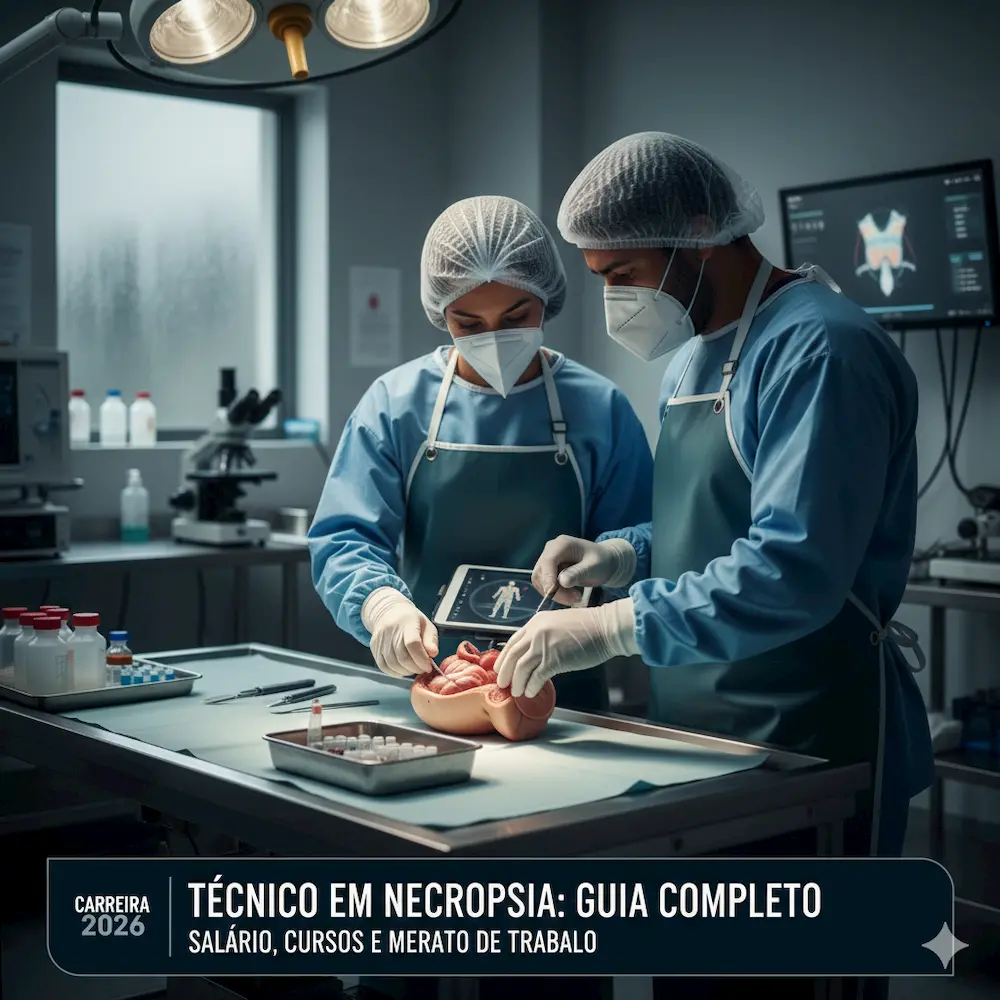 Curso de Necropsista - Técnico em necropsia - quanto ganha, onde estudar e trabalhar Curso de Necropsista - Técnico em necropsia - quanto ganha, onde estudar e trabalhar