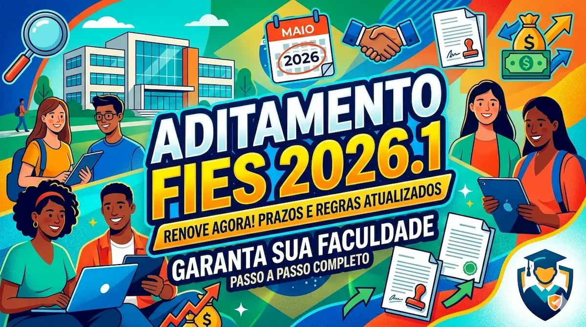 Aditamento FIES 2026.1: Prazos, Regras e Passo a Passo Atualizado Aditamento FIES 2026.1: Prazos, Regras e Passo a Passo Atualizado