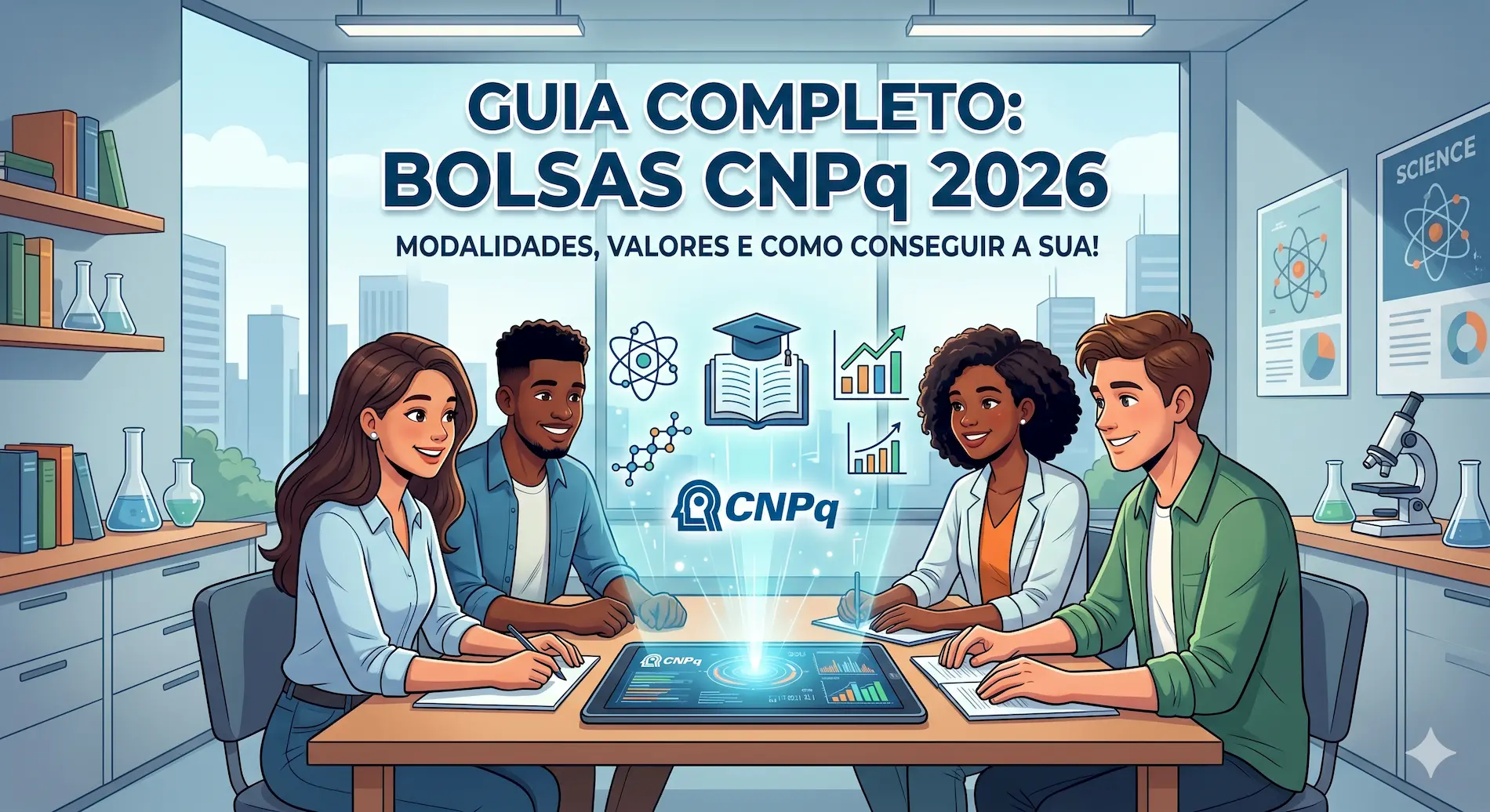 Bolsas CNPq 2026: Guia Completo sobre Modalidades, Valores e Inscrição Bolsas CNPq 2026: Guia Completo sobre Modalidades, Valores e Inscrição
